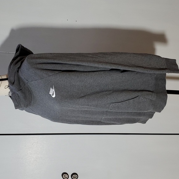 Nike- Mens Gray Hooded Sweatshirt Logo athleisure Athletic Sz.XL - Picture 4 of 8